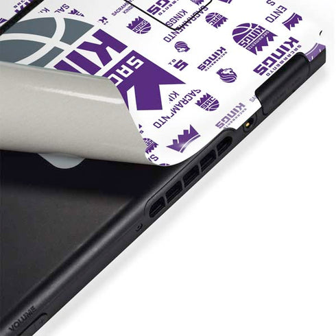 NBA Sacramento Kings History Logo Blast Nintendo Switch Bundle Skin