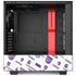 NBA Sacramento Kings History Logo Blast NZXT H510 Compact ATX Mid-Tower Case Skin