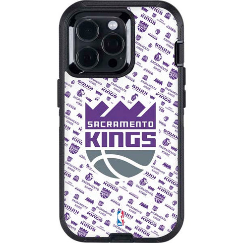 NBA Sacramento Kings History Logo Blast Otterbox Defender iPhone Skin