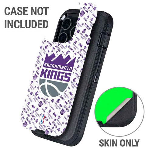 NBA Sacramento Kings History Logo Blast Otterbox Defender iPhone Skin