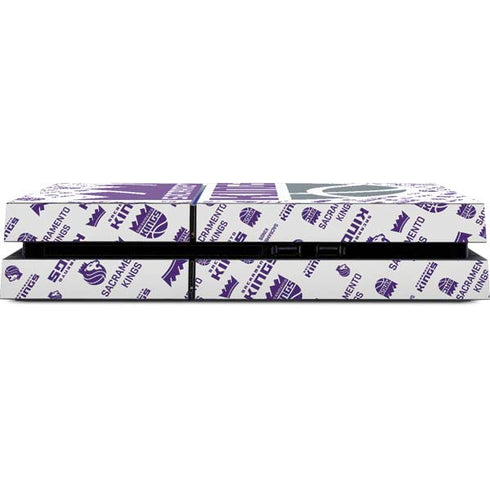 NBA Sacramento Kings History Logo Blast PS4 Console Skin