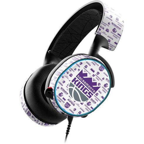 NBA Sacramento Kings History Logo Blast SteelSeries Arctis 3 Skin