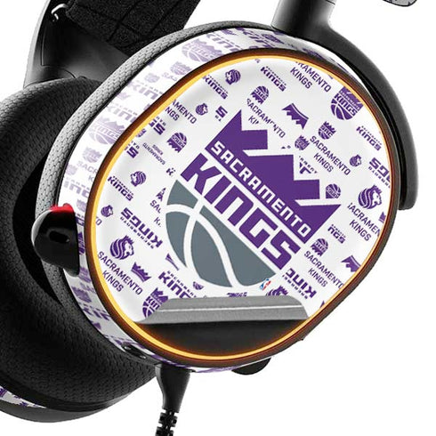NBA Sacramento Kings History Logo Blast SteelSeries Arctis 5 Skin