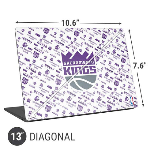 NBA Sacramento Kings History Logo Blast Universal Laptop 13in (10.6 x 7.6in) Skin