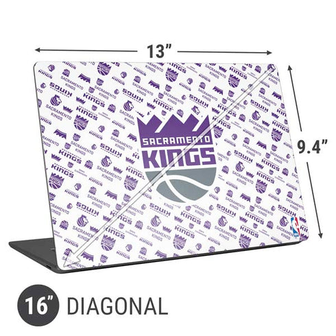 NBA Sacramento Kings History Logo Blast Universal Laptop 16in (13 x 9.4in) Skin