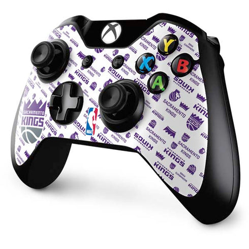NBA Sacramento Kings History Logo Blast Xbox One Controller Skin