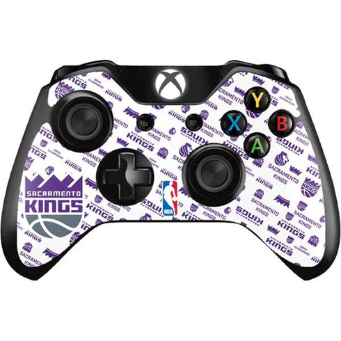 NBA Sacramento Kings History Logo Blast Xbox One Controller Skin