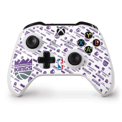 NBA Sacramento Kings History Logo Blast Xbox One S Controller Skin