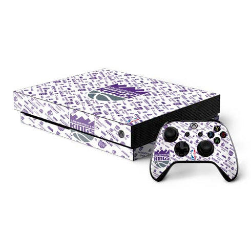 NBA Sacramento Kings History Logo Blast Xbox One X Bundle Skin