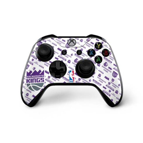 NBA Sacramento Kings History Logo Blast Xbox One X Controller Skin