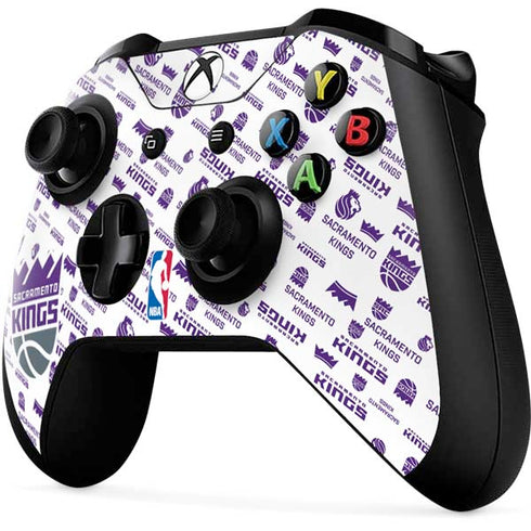 NBA Sacramento Kings History Logo Blast Xbox One X Controller Skin