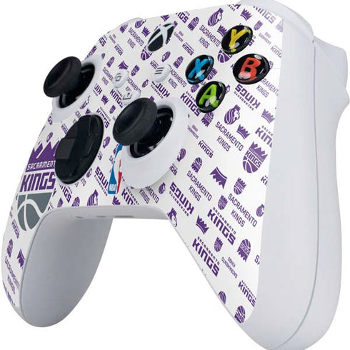 NBA Sacramento Kings History Logo Blast Xbox Series S Controller Skin