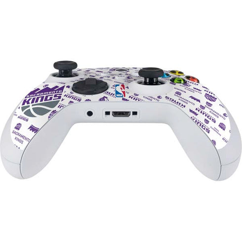 NBA Sacramento Kings History Logo Blast Xbox Series S Controller Skin