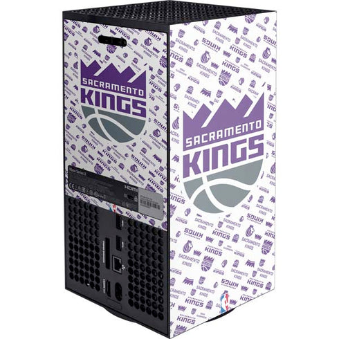NBA Sacramento Kings History Logo Blast Xbox Series X Console Skin