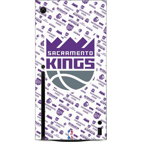 NBA Sacramento Kings History Logo Blast Xbox Series X Console Skin