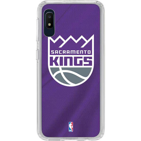 NBA Sacramento Kings Jersey Galaxy A10e Clear Case