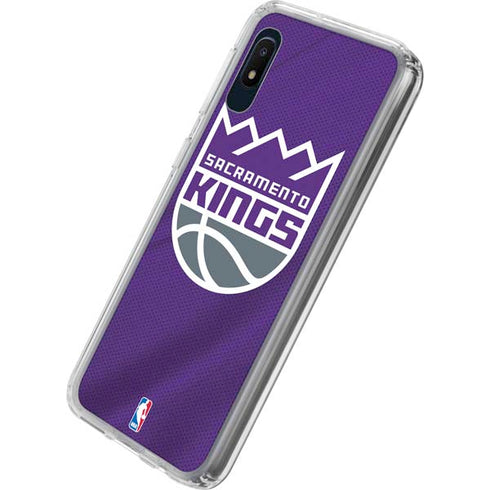 NBA Sacramento Kings Jersey Galaxy A10e Clear Case