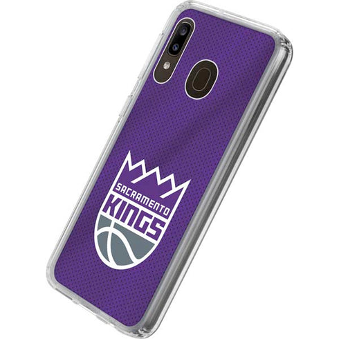 NBA Sacramento Kings Jersey Galaxy A20 Clear Case