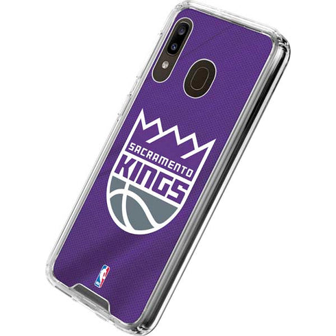NBA Sacramento Kings Jersey Galaxy A30 Clear Case