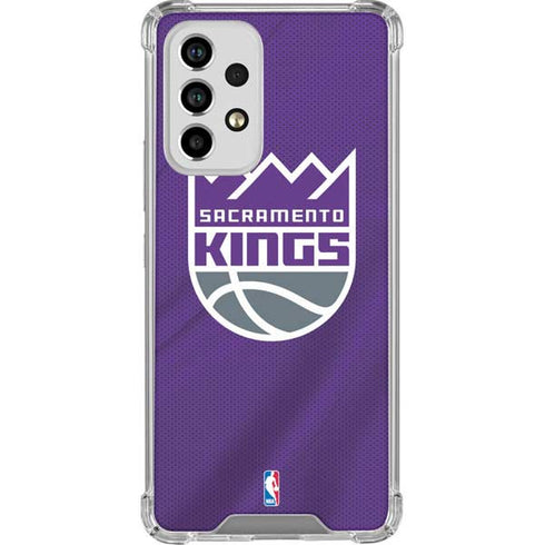 NBA Sacramento Kings Jersey Galaxy A53 5G Clear Case