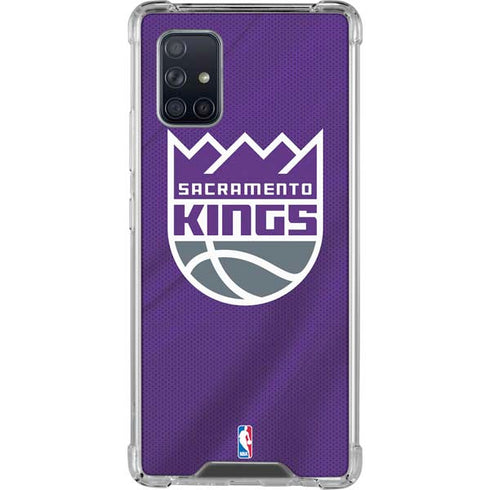 NBA Sacramento Kings Jersey Galaxy A71 5G Clear Case