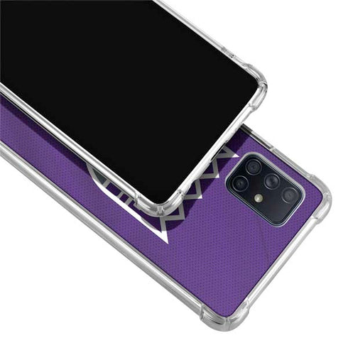 NBA Sacramento Kings Jersey Galaxy A71 5G Clear Case