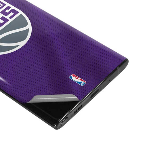 NBA Sacramento Kings Jersey Galaxy Note 10 Plus Skin