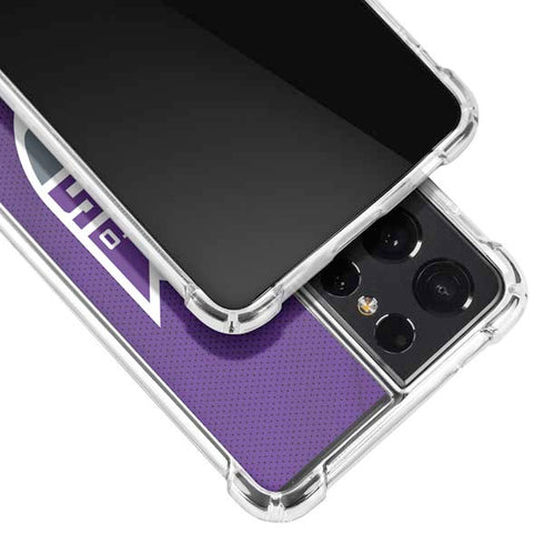 NBA Sacramento Kings Jersey Galaxy S21 Ultra 5G Clear Case
