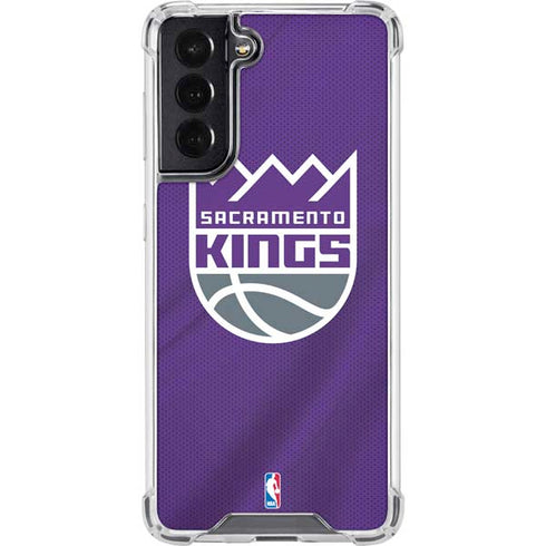 NBA Sacramento Kings Jersey Galaxy S22 Clear Case