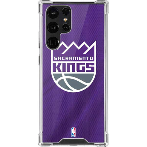 NBA Sacramento Kings Jersey Galaxy S22 Ultra Clear Case
