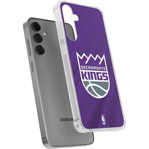 NBA Sacramento Kings Jersey Galaxy S24 Plus Clear Case