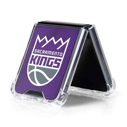 NBA Sacramento Kings Jersey Galaxy Z Flip5 5G Clear Case