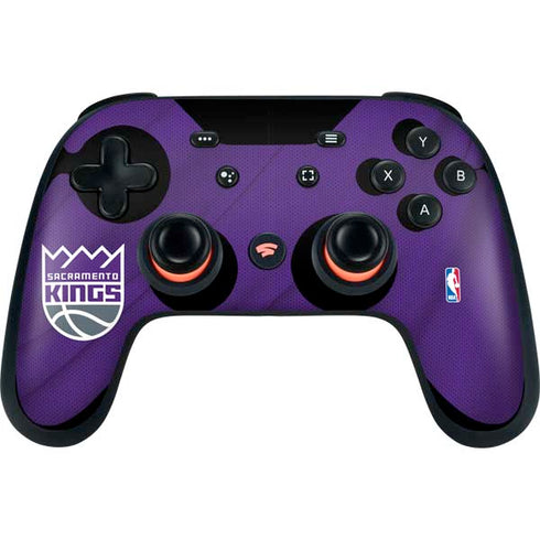 NBA Sacramento Kings Jersey Google Stadia Controller Skin