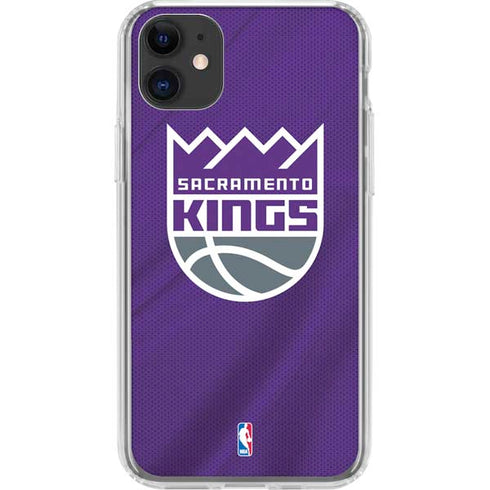 NBA Sacramento Kings Jersey iPhone 11 Clear Case