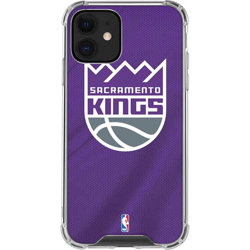 NBA Sacramento Kings Jersey iPhone 12 Mini Clear Case
