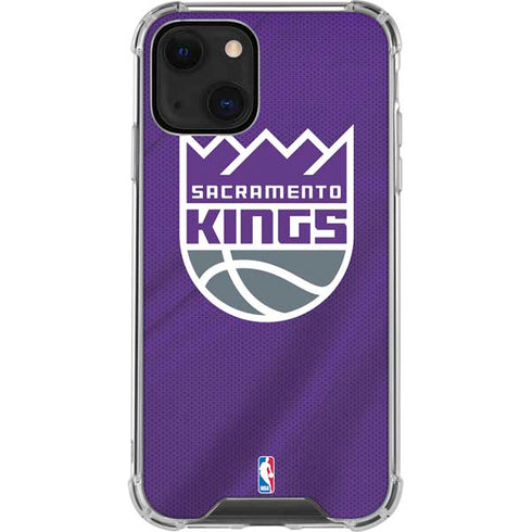 NBA Sacramento Kings Jersey iPhone 15 Plus Clear Case