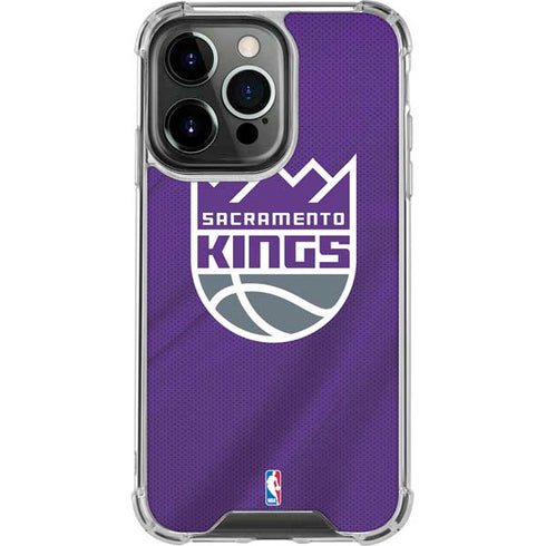 NBA Sacramento Kings Jersey iPhone 14 Pro Clear Case