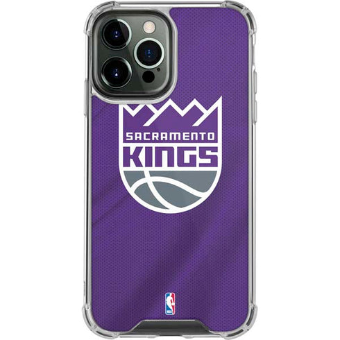 NBA Sacramento Kings Jersey iPhone 14 Pro Max Clear Case