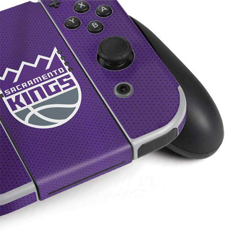 NBA Sacramento Kings Jersey Nintendo Switch OLED (2021) Skin
