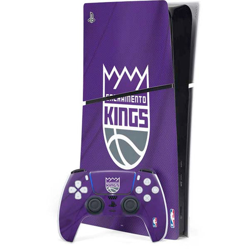 NBA Sacramento Kings Jersey PS5 Slim Digital Edition Console Skin
