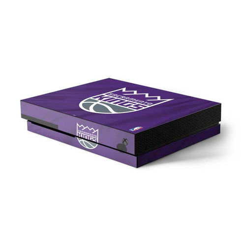 NBA Sacramento Kings Jersey Xbox One X Console Skin