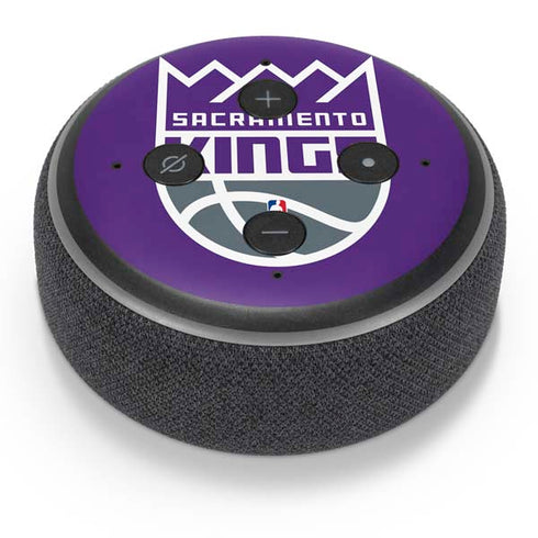 NBA Sacramento Kings Large Logo Amazon Echo Dot Skin