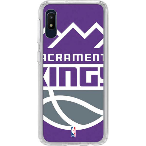 NBA Sacramento Kings Large Logo Galaxy A10e Clear Case