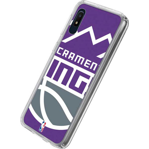 NBA Sacramento Kings Large Logo Galaxy A10e Clear Case