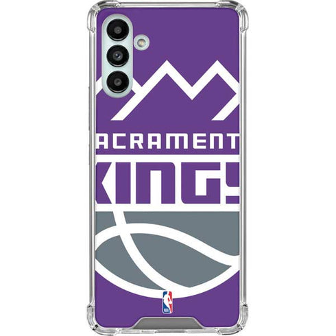 NBA Sacramento Kings Large Logo Galaxy A13 5G Clear Case