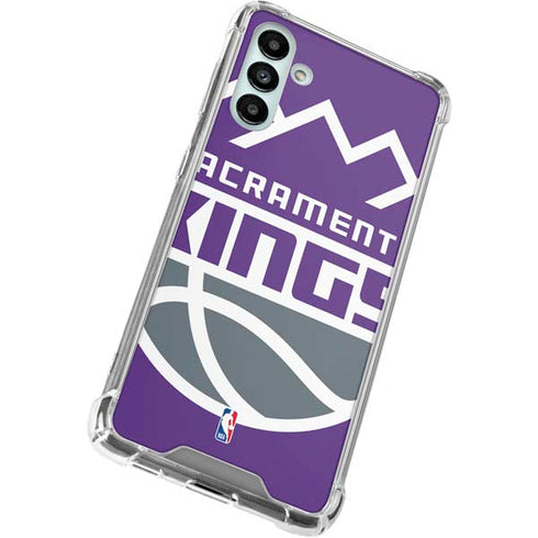 NBA Sacramento Kings Large Logo Galaxy A13 5G Clear Case