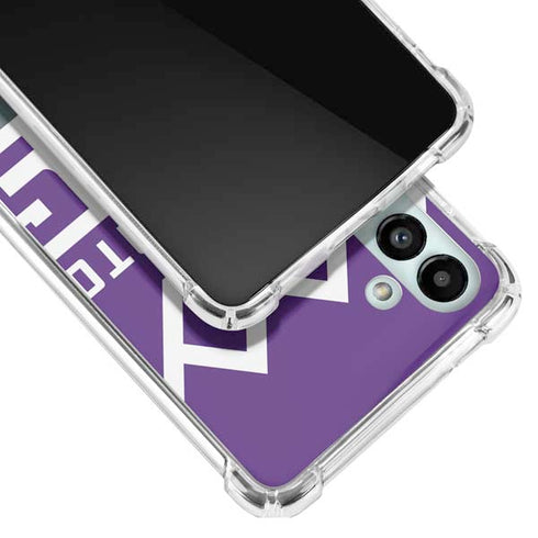 NBA Sacramento Kings Large Logo Galaxy A13 5G Clear Case