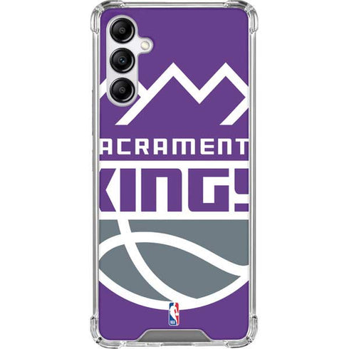 NBA Sacramento Kings Large Logo Galaxy A14 5G Clear Case