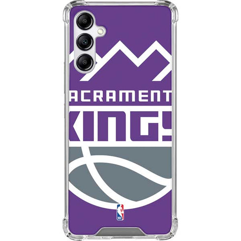 NBA Sacramento Kings Large Logo Galaxy A15 5G Clear Case