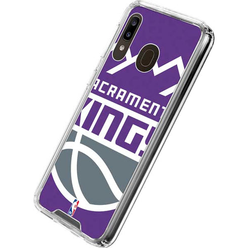 NBA Sacramento Kings Large Logo Galaxy A30 Clear Case